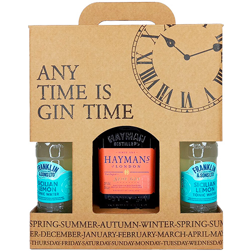 Gin Time - Hayman's Sloe Gin & 4 x Lemon Tonic