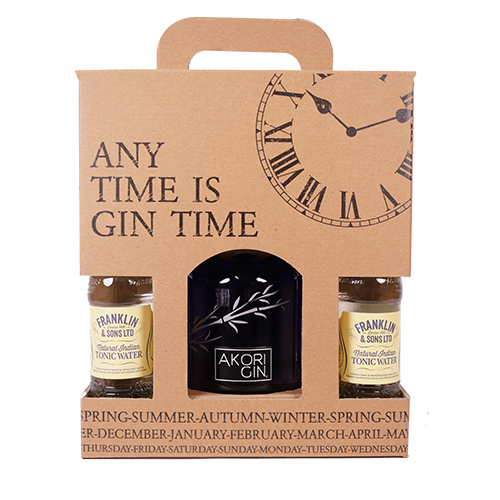Gin Time - Akori Gin Premium & 4 x Indian Tonic
