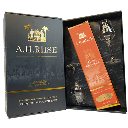 A.H. Riise XO Reserve Superior Cask Med 2 Glas
