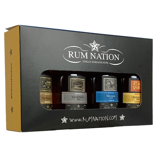 Rum Nation - Gaveæske - 4x5cl