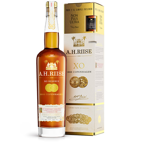A.H. Riise XO 1888 Copenhagen Sample Pack 2 cl NPU Very Rare