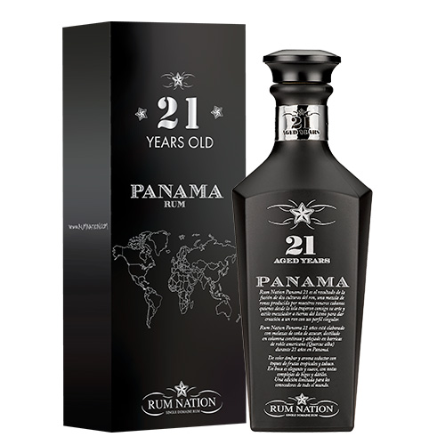 Rum Nation - Panama 21 år Black Decanter New Version