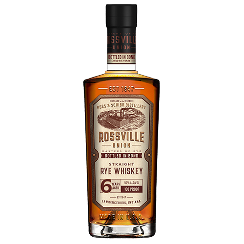 Rossville Straight Rye 6 YO bottled-in-bond 100 Proof