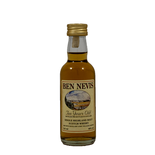 Ben Nevis Single Malt 10 år whisky - 5cl